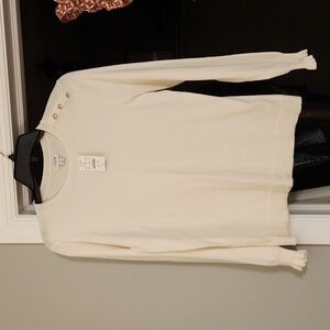 J Crew off white sweater NWT